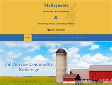 Tablet Screenshot of mcreynoldsmarketing.com